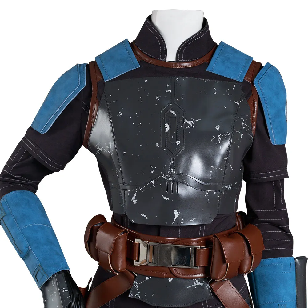 

Star Cosplay Bo-Katan Kryze Cosplay Costume Outfit Jumpsuit Uniform Halloween Carnival Suit