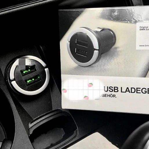Автомобильное Оригинальное USB зарядное устройство для BMW универсальное f10 f15 f16 f25
