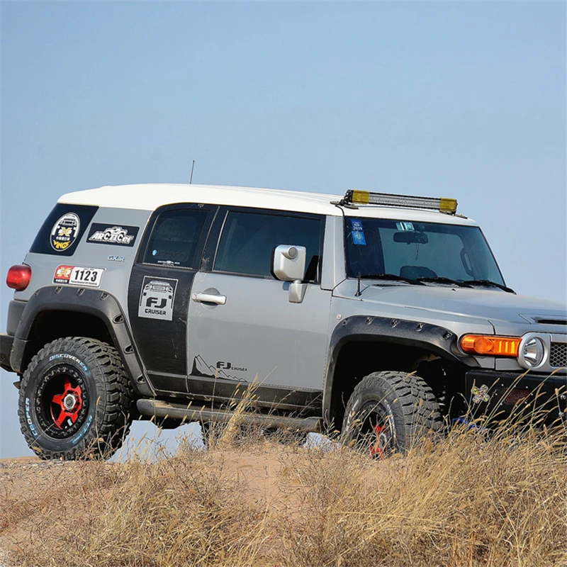 Подходит для Toyota FJ Cruiser Body kit fender 2007- год Воздухозаборники вентиляционные крышки автомобиля refitt широкий кузов аксессуары