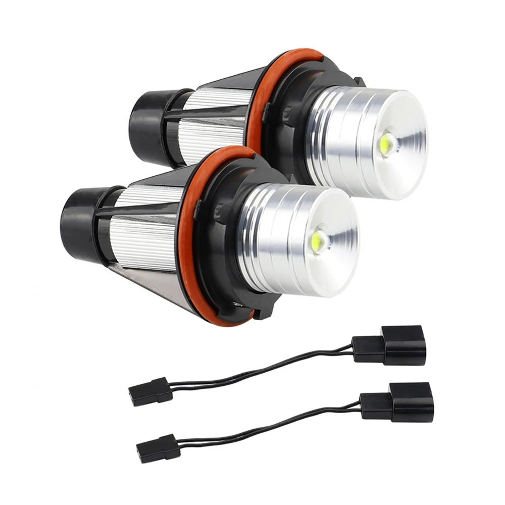 2 шт. ошибок светодиодный Ангельские глазки белого и синего цвета габаритные огни