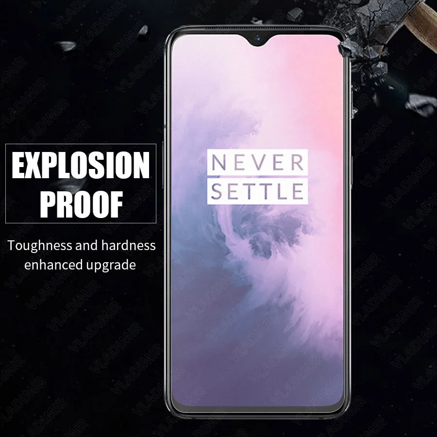 Матовое закаленное стекло 2.5D против следов от пальцев для OnePlus 7 7T 6 6T 5 5T |