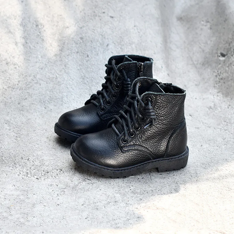 2020 кожаные теплые зимние ботинки Martin из первого слоя воловьей кожи с плюшевой