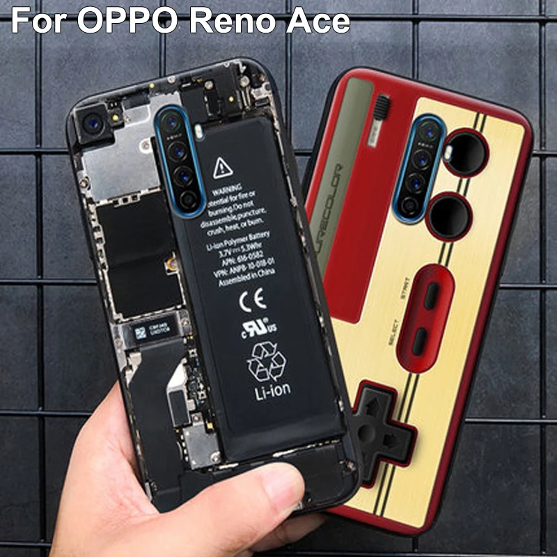 

Для OPPO Reno Ace чехол RenoAce задняя крышка из мягкого силикона с рисунком TPU бампер телефонные чехлы для OPPO Reno Ace оболочка coque fundas capa