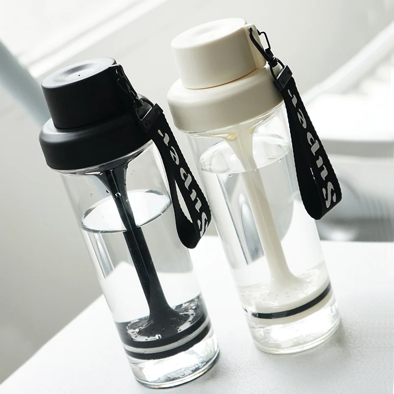 400 мл Новое поступление 4 цвета пластиковый стеклянный длинный фильтр лимонный