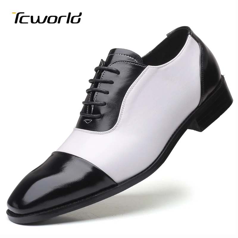 Мужские кожаные туфли-оксфорды модная деловая обувь для офиса свадьбы размера