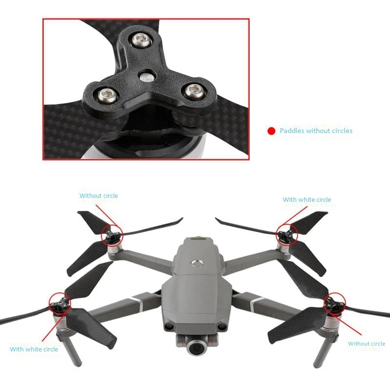 Карбоновое волокно складной быстросъемный 8743 Пропеллер для DJI Mavic 2 Pro Zoom Drone с