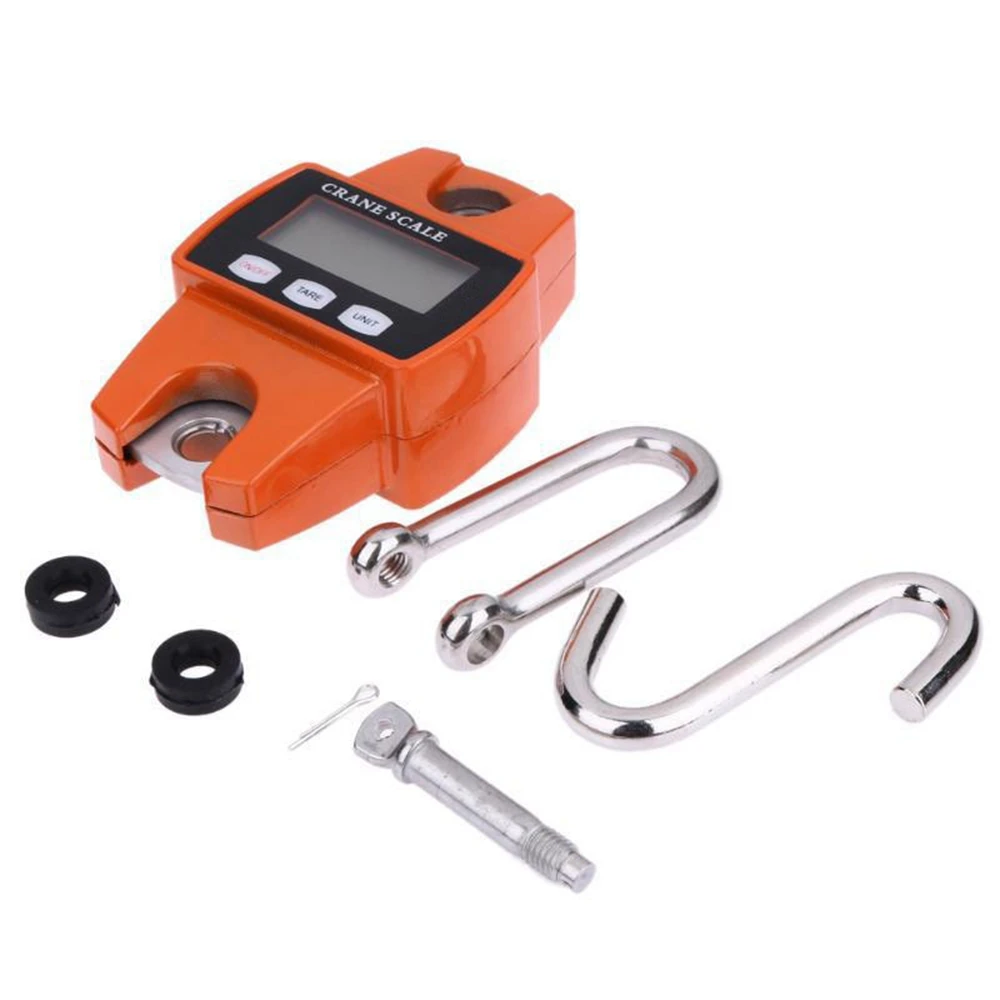 

Digital Crane Scales 300 Kg / 50 G Battery Industrial Scales Load Scales Mini Portable LCD Pull Scales Hanging Hook Weight Tool