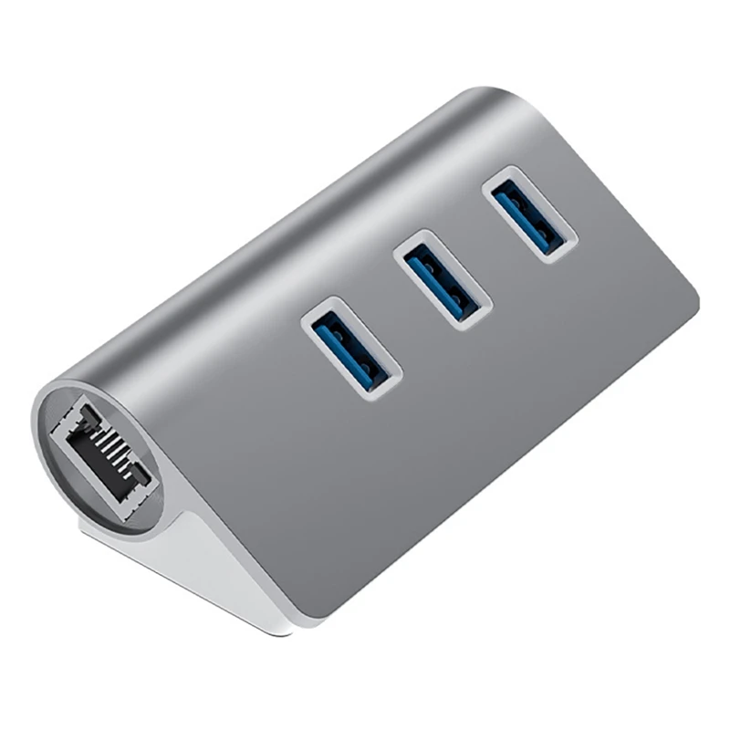 USB 3.0 док-станция с 3 портами + гигабитным портом Ethernet 5 Гбит/с | Компьютеры и офис