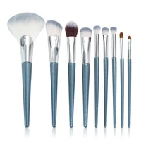 9pcs makeup brushes tool set cosmetic powder eye shadow foundation blush blending zelkova beauty make up brush maquiagem tools
