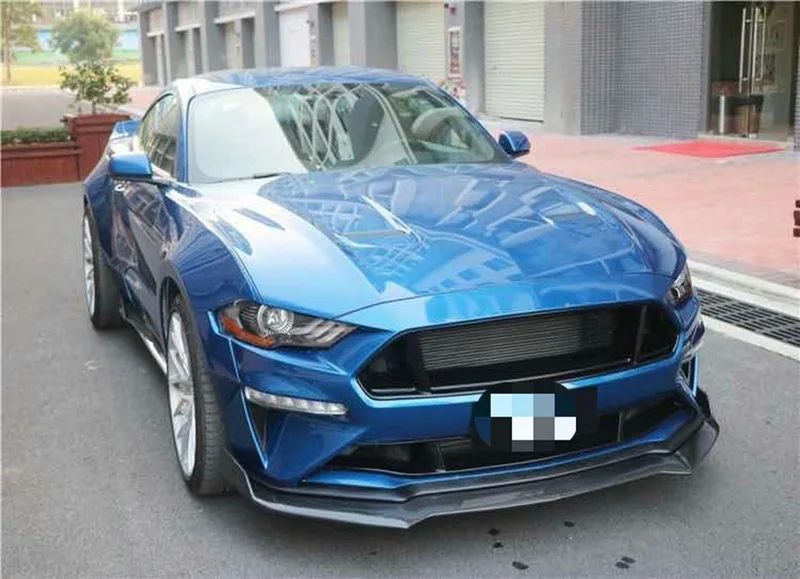 Автомобильный Стайлинг для Ford 2018 на Mustang S Стиль углеродного волокна передний