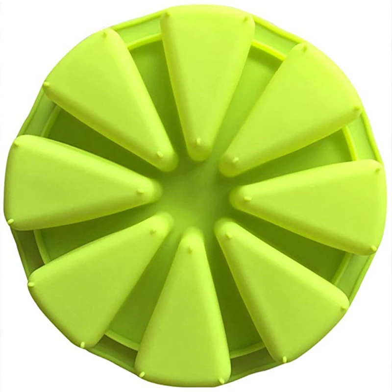 Силиконовая форма для торта с 8 треугольными полостями силиконовая кондитерских