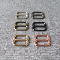 1 pcs 20mm metal sliders adjustable buckle diy bag dog collar straps belt buckle garment sewing accessories tri glides hardware