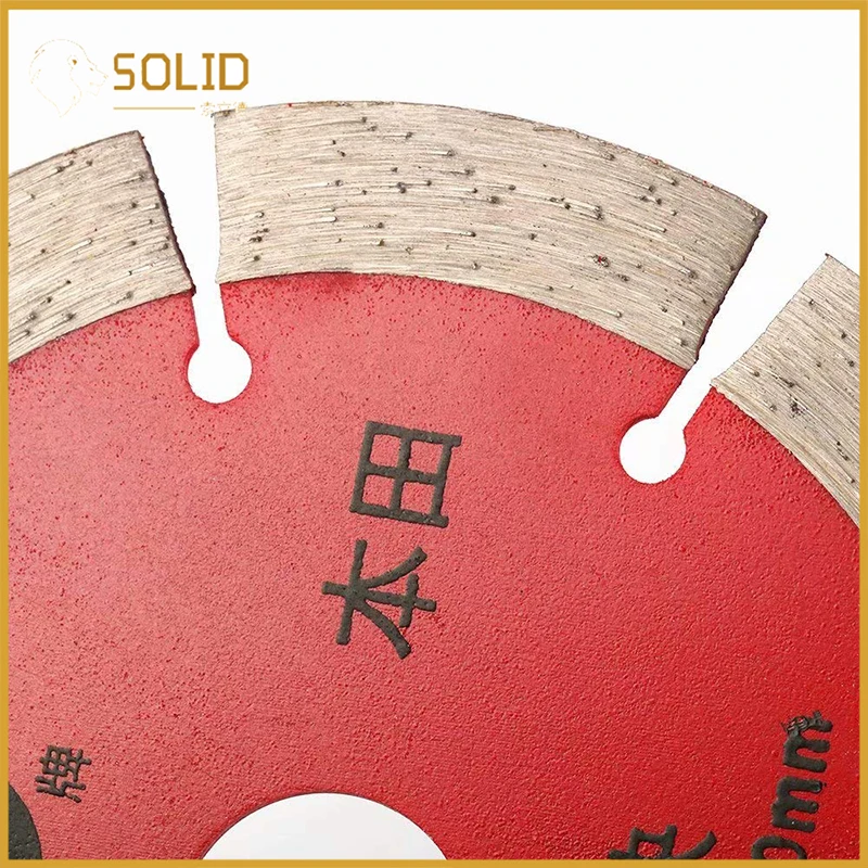 

114mm Red Diamond Circular Saw Blade For Granite, Stone, Ceramic, Tile, Hard Material Cutting 114x20x12x2mm