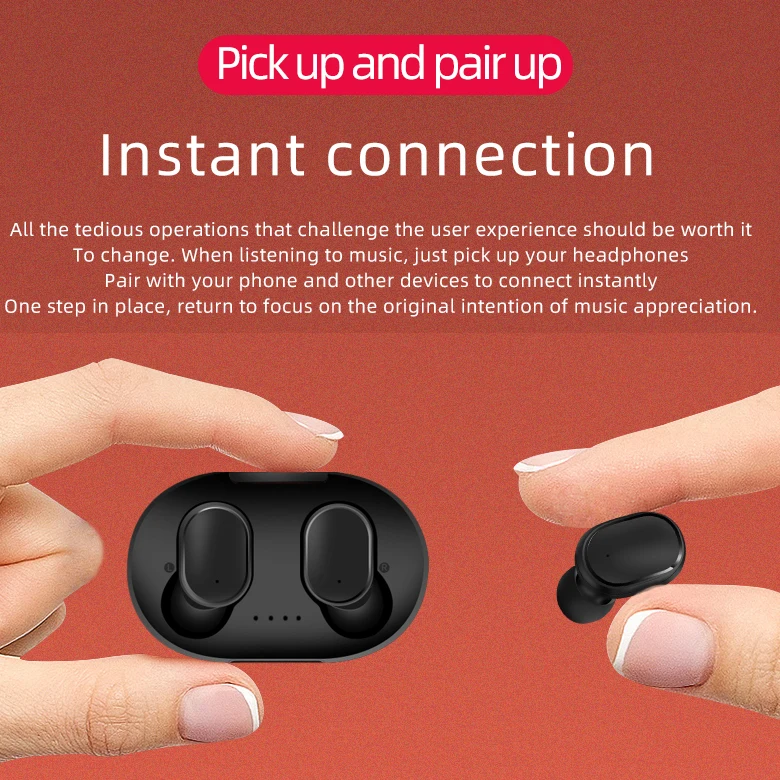 Беспроводные наушники Bluetooth HD стереонаушники спортивные водонепроницаемые