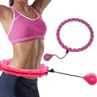 24 секций регулировки обруч ДЛЯ ФИТНЕССА Съемная Для женщин спортивные обручи потеря Вес Hoola круг обручи массажные фитнес-оборудование для домашнего спортзала