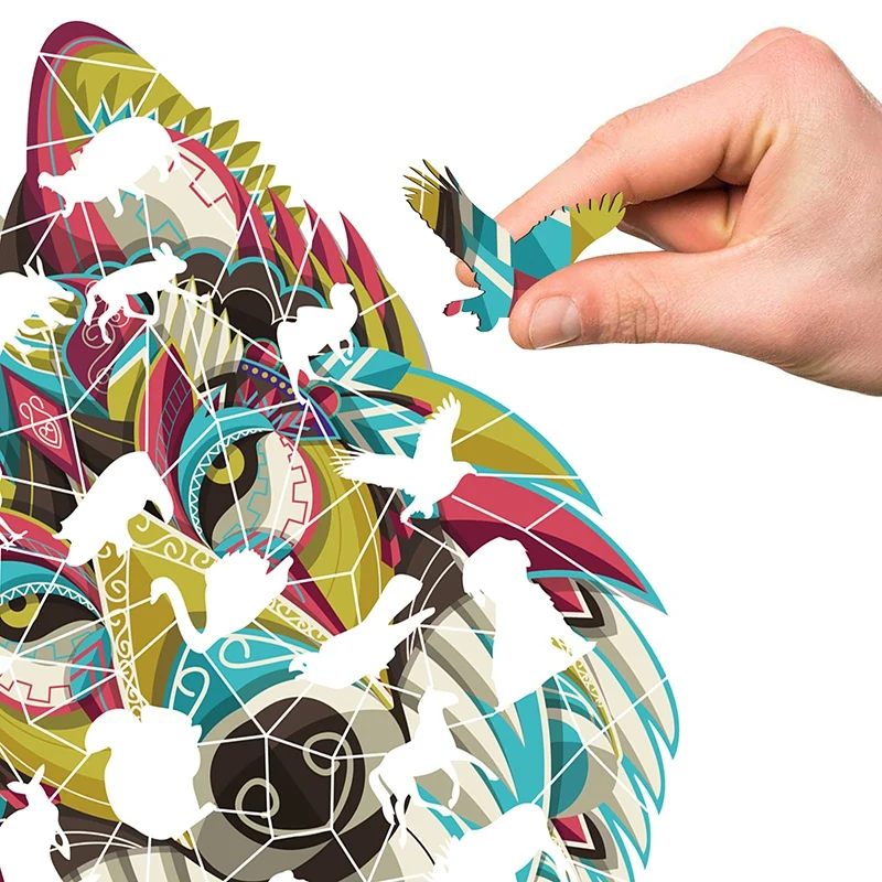 Деревянный пазл доска набор игрушек интересные деревянные головоломки для