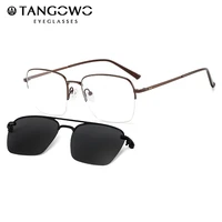 tangowo magnetic polarized clip on sunglasses women men glasses frame optical myopia eyeglasses prescription eyewear dp33060