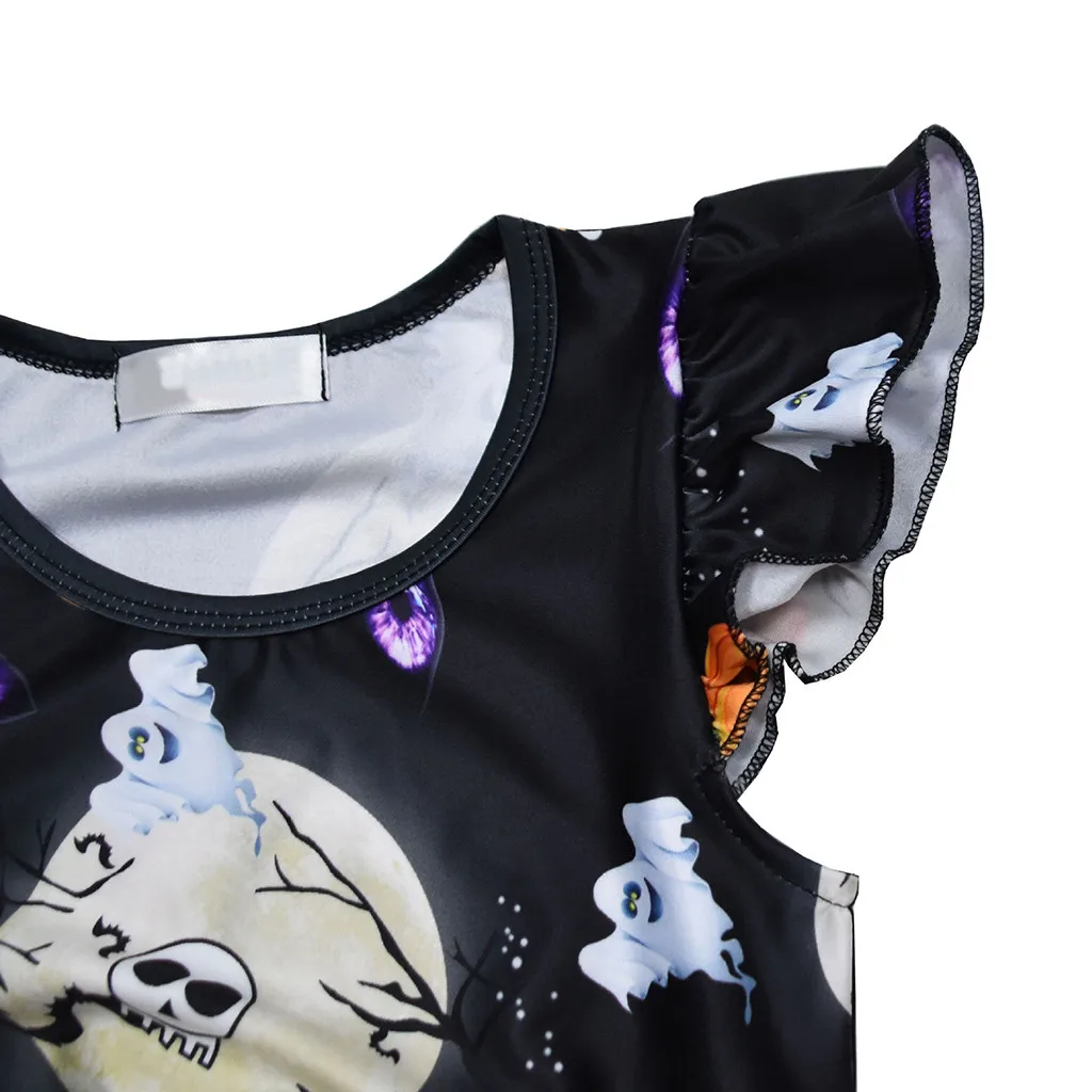 Платье принцессы с рюшами и тыквой для маленьких девочек вечернее платье на