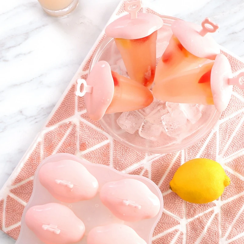 Форма для льда с 6 ячейками контейнер из пищевого силикона домашнего