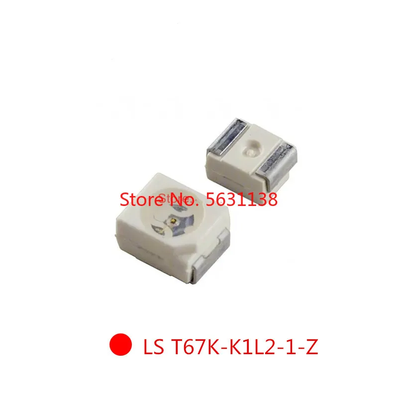 

10PCS LS T67K-K1L2-1-Z 3528 RED ( LS T67K / LST67K )1210 SMD chip LED 1.8-2.0V 20mA 630-643nm Emitting Diode wholesale power led