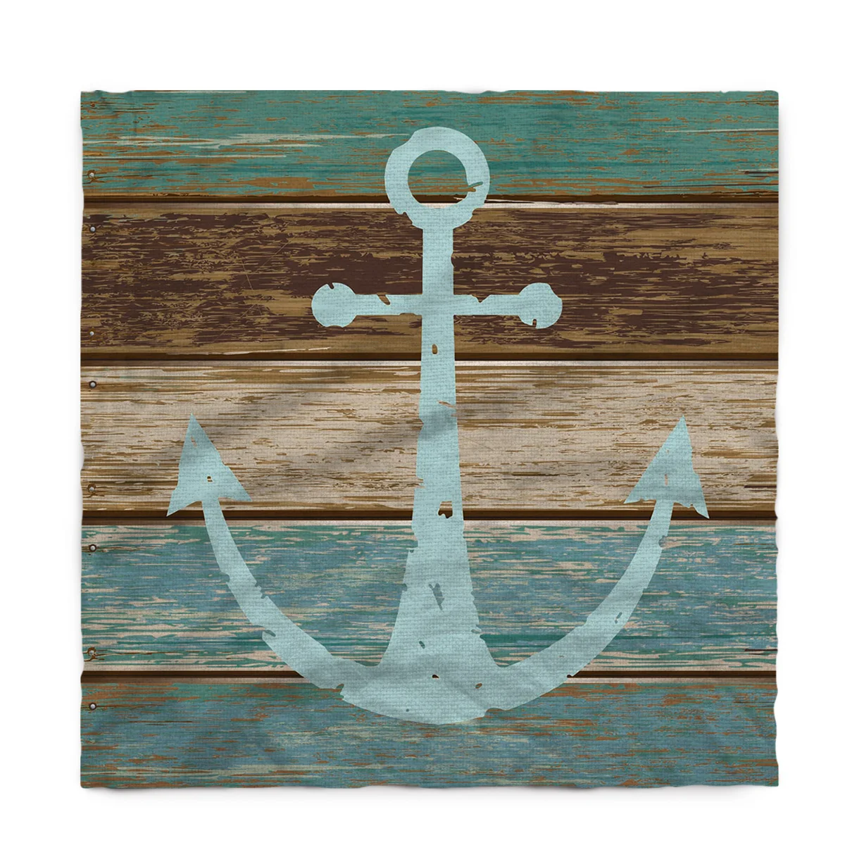 Винтажный якорь деревянные зерна скатерти девушки дома дешевые пятен стойкий