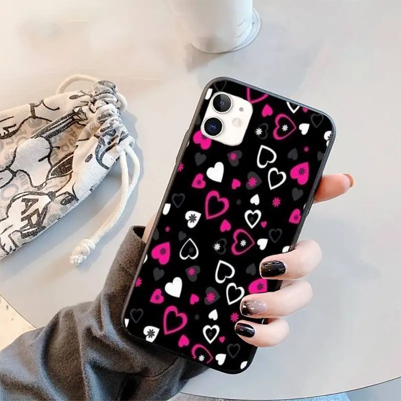 

heart DIY Printing Phone Case for iPhone 11 12 mini pro XS MAX 8 7 6 6S Plus X 5S SE 2020 XR