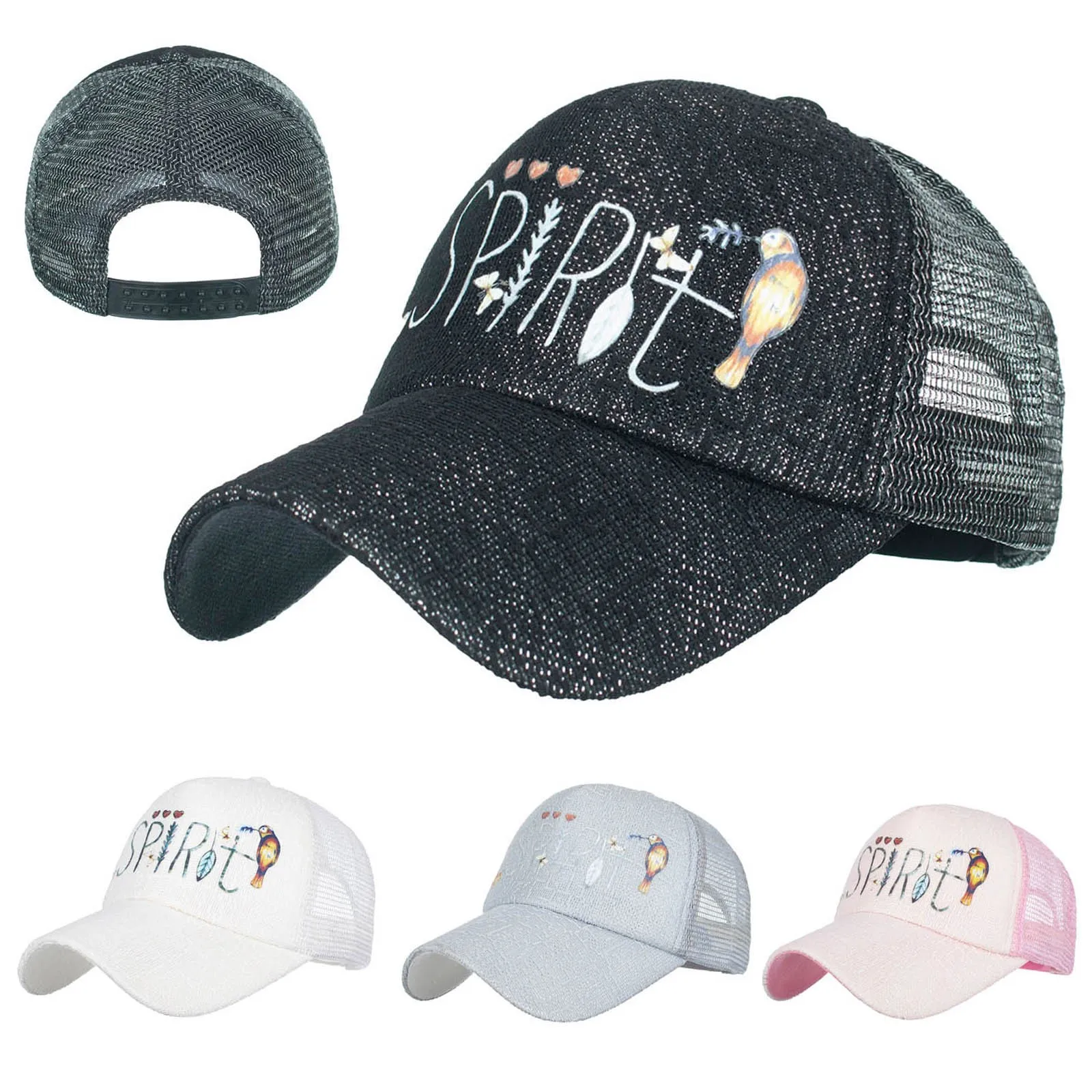 

New Casual Fashion Women Men Breathable Beach Adjustable Baseball Cap Hip Hop Hat Sun Hat High Quality Cap Gorras