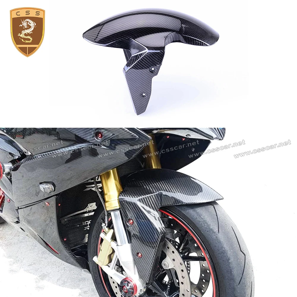 

CSSCAR аксессуары для мотоциклов 2009-2014 BMW S1000RR углеродное волокно переднее крыло грязезащитный Hugger обтекатель из углеродного волокна