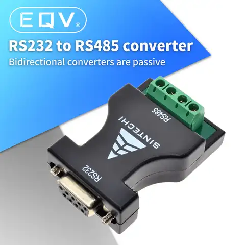 RS-232 RS232 в RS-485 RS485 интерфейс последовательный адаптер конвертер Новый