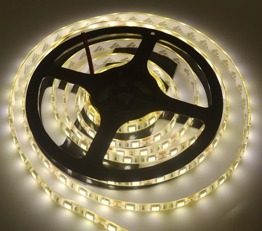 Тёплый белый 5 м 300LED 5050 SMD LED flexible strip белый RGB Красный Зеленый Синий Желтый Не водонепроницаемыйпартии свет книга свет ночного лампа настольная лампа - Испускаемый цвет: Тёплый белый