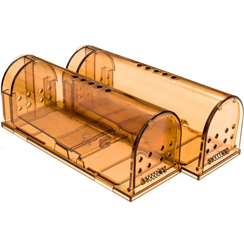 

2Pcs Reusable Mouse Trap Humane No Kill Rat Rodents Catcher for Indoor Outdoor
