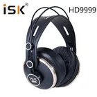 Полностью закрытые наушники ISK HD9999 для монитора, гарнитура для HIFI-музыки, DJаудио, удобные наушники для звукозаписи