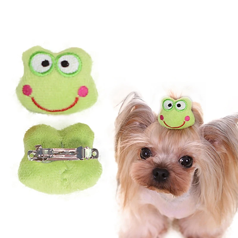 2020 собачьи заколки для волос Pet Cat плюшевая повязка милые 3d в форме животных