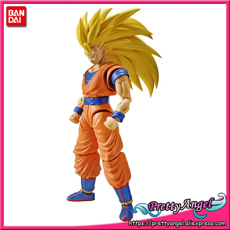 SS 3 Son Goku Подлинная BANDAI духи фигура-подъем стандартная сборка Dragon Ball Super Broly Супер Saiyan Gogeta Vegetto Goku фигурка - Цвет: SS 3 Son Goku