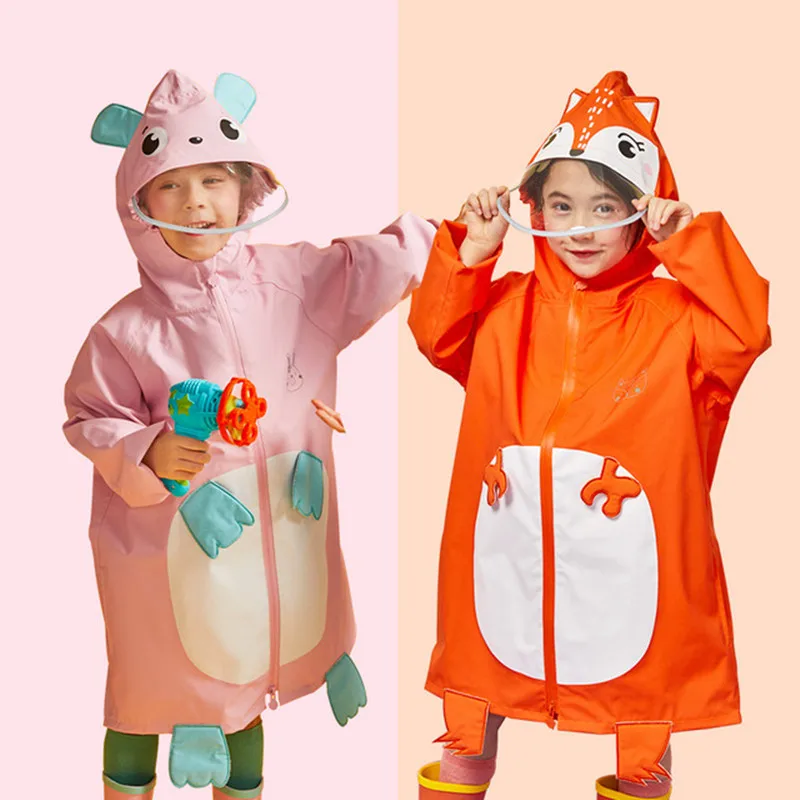 

Непромокаемый дождевик для мальчиков и девочек, 80-140 см