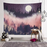 nature landscape tapestry wall hanging aesthetic trippy hippie tapestries beach towel shawl throw sheet home room decor