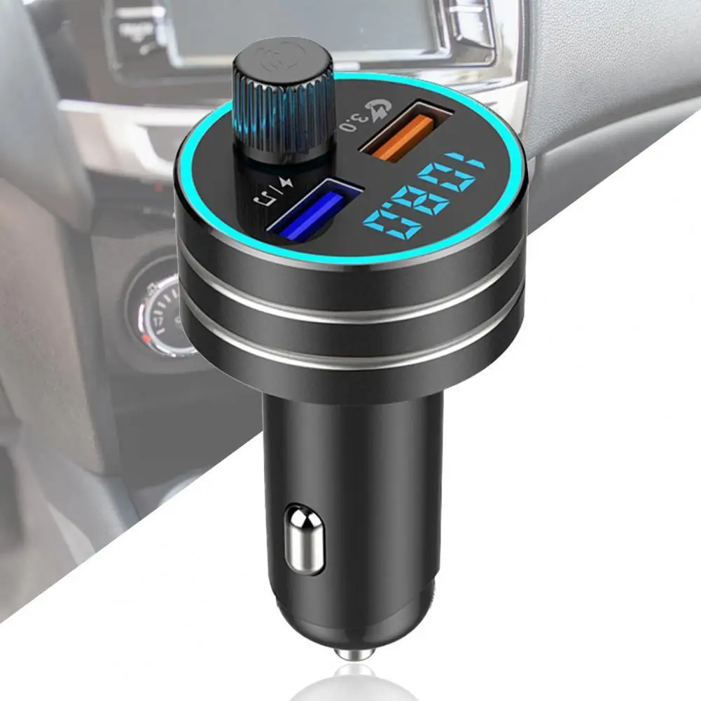 FM-передатчик C1/D5 Bluetooth 5 0 автоматическое быстрое зарядное устройство из
