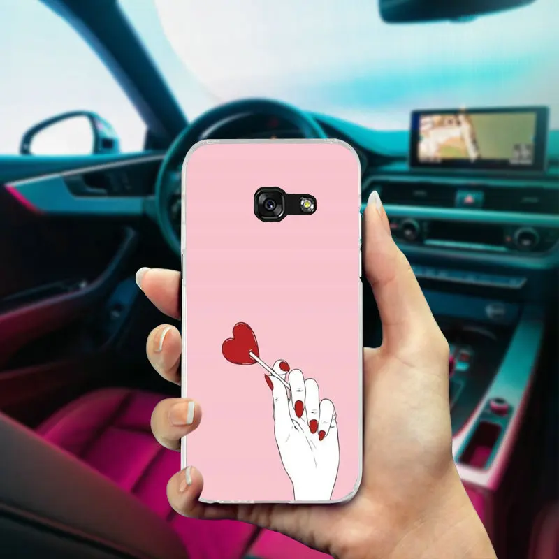 Мягкие силиконовые прозрачные чехлы из ТПУ мобильный телефон для Samsung Galaxy A3 A5 A7 J1