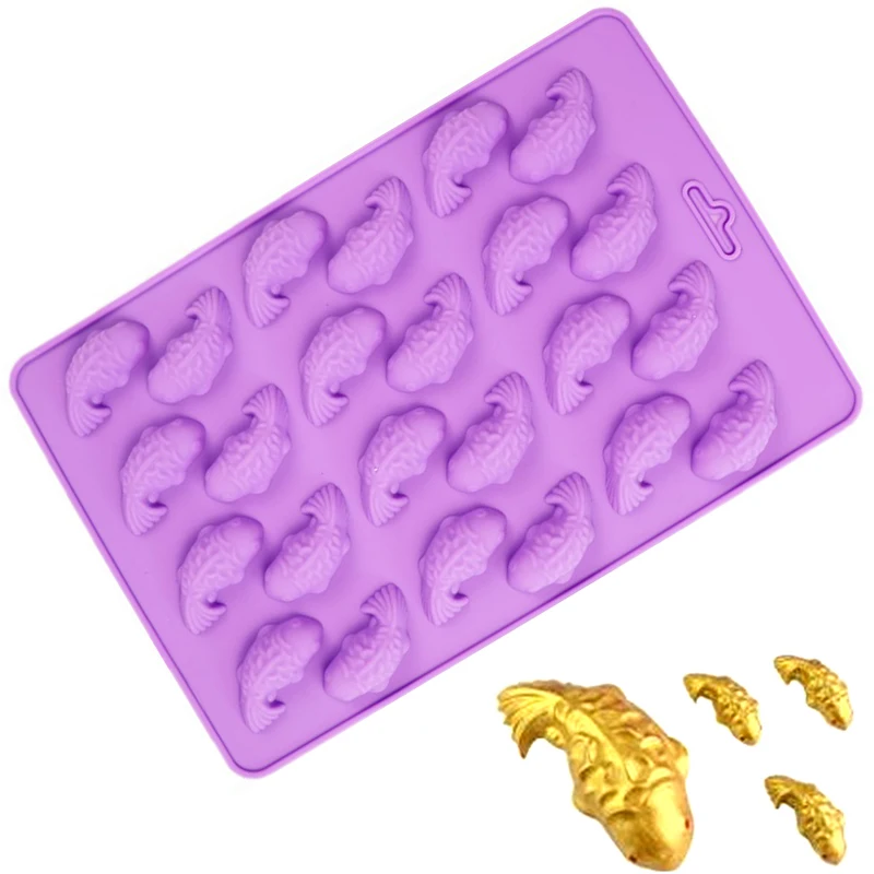 24/8 полость маленькая рыба карп сделай сам креативная силиконовая форма для торта