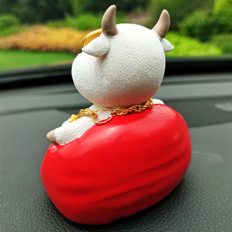 2021 год Китайский Зодиак быка изделия из смолы украшения для дома с Новым годом