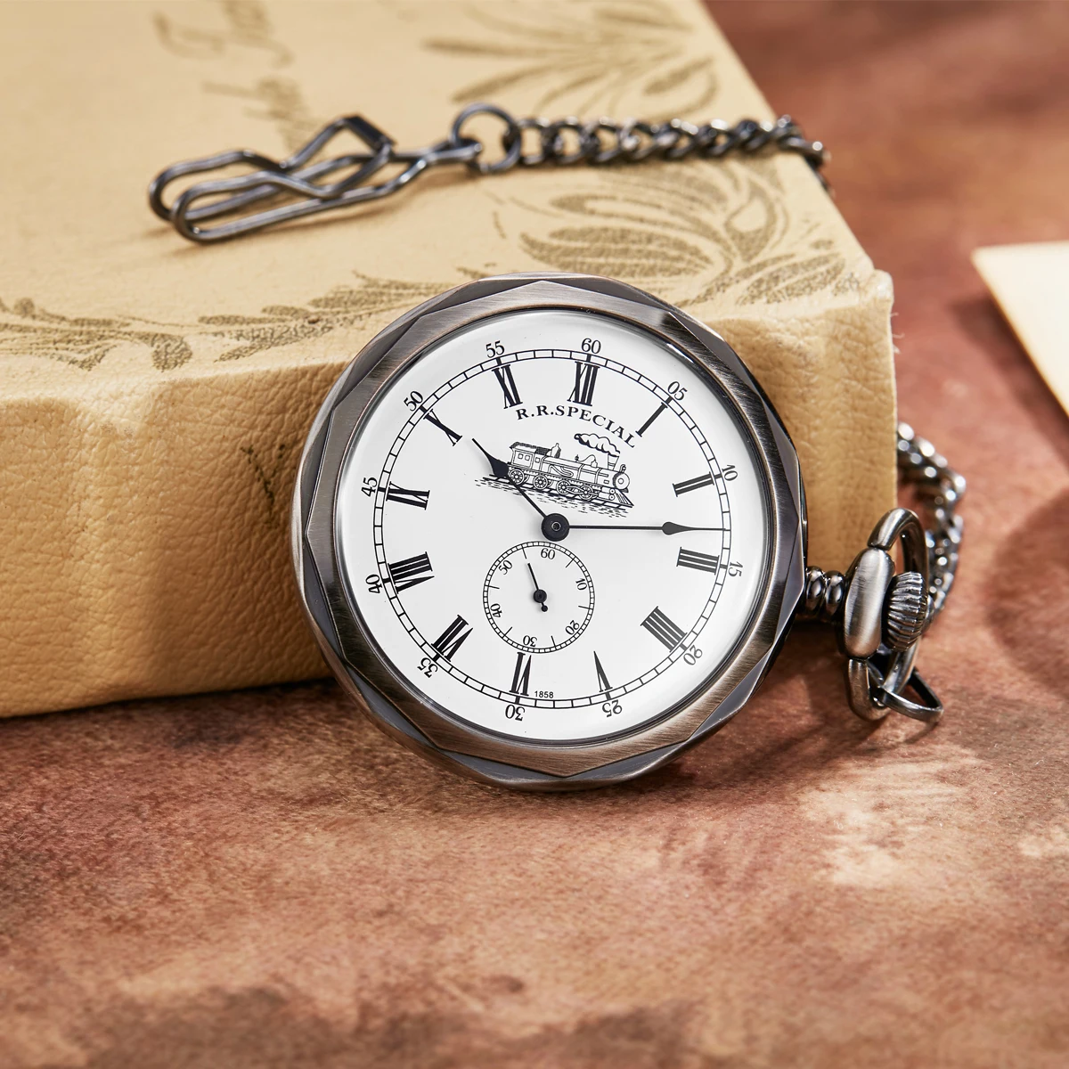 

Мужские и женские механические карманные часы-скелетоны с подвеской на цепочке