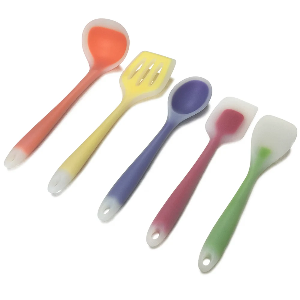 5 шт./компл. набор силиконовых кухонных принадлежностей инструментов для