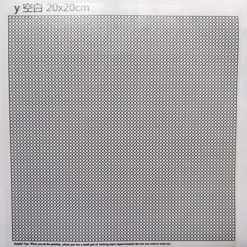 

"Blank Grid" Diamond Embroidery Empty Canvas Square/Round Drill Blank Diamond Painting Adhesive Tools Accessories Canvas