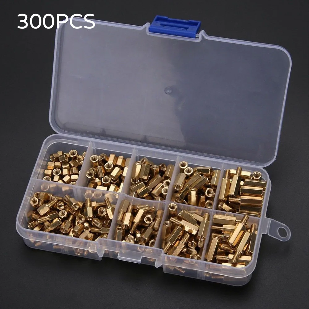 

Yellow M3 Brass Standoff Spacer Hex Hexagonal 3mm Nuts Screw Pillars Tool New