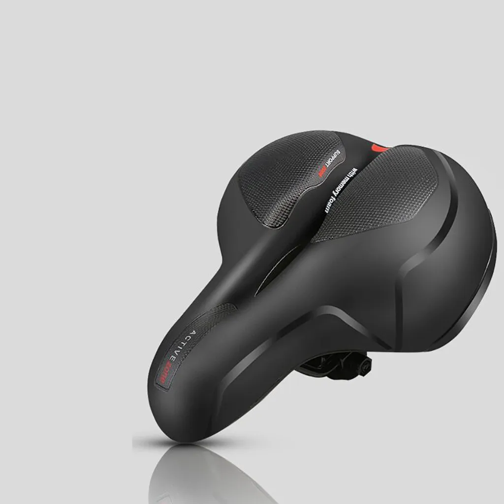 

2020 New Mountain MTB Gel Extra Comfort Saddle Bike Bicycle Cycling Seat Soft Cushion Pad With Light Bicycle Cycling Accessories