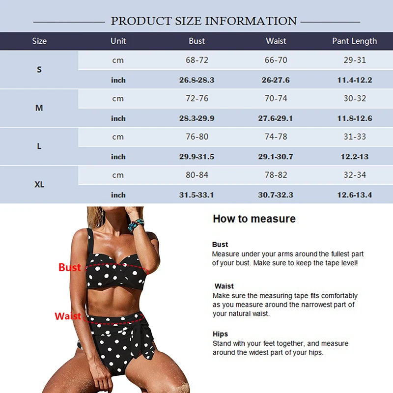 

Polka Dot Swimsuit Female Swimwear Two-piece Bikini Set Brazilian Sexy White Bow Women Bathing Suit Push Up Bather Beach Wear