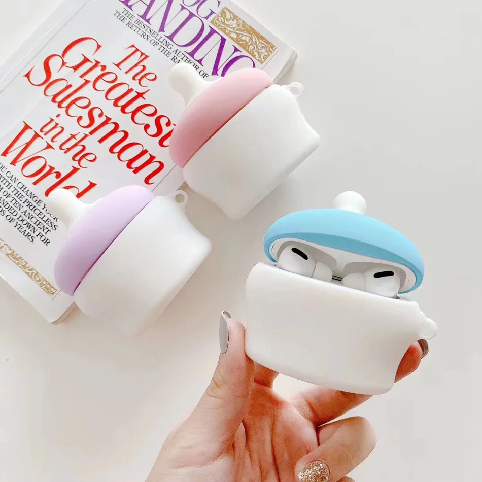 3D чехол для наушников для Airpods Pro Чехол Силиконовый Медведь Кролик поросенок Мультяшные наушники/Earpods чехол для Apple Air pods Pro 3 чехол кошка