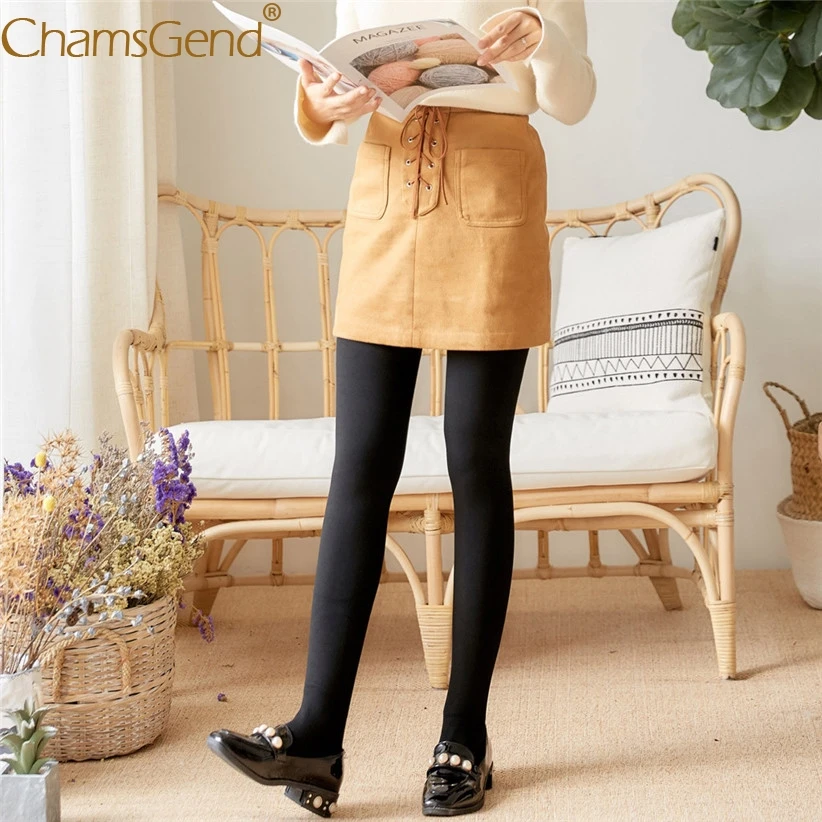 Женские плотные теплые леггинсы эластичные однотонные обтягивающие штаны с