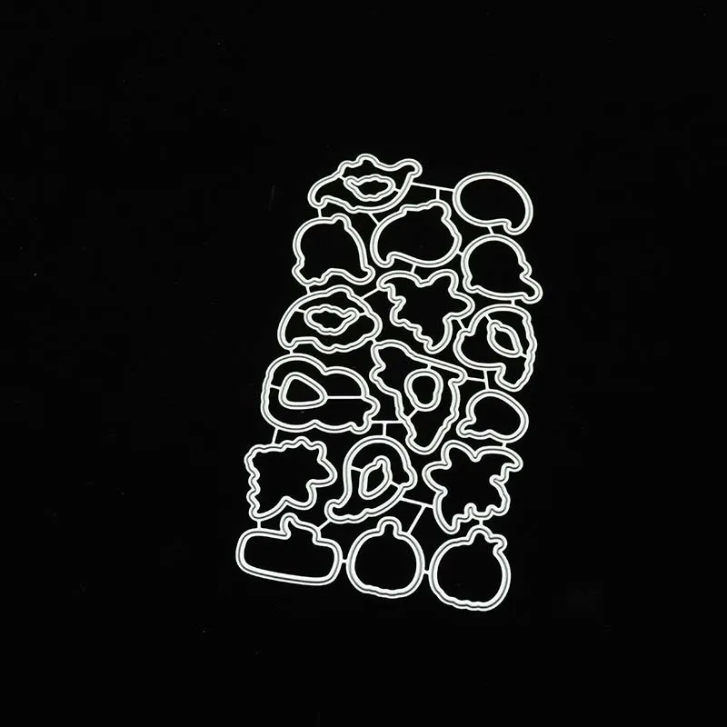 

Happy Halloween Bat Clear Stamps and Metal Cutting Dies for DIY Scrapbooking Stencils Paper Crafts Making Album Photo Decoration