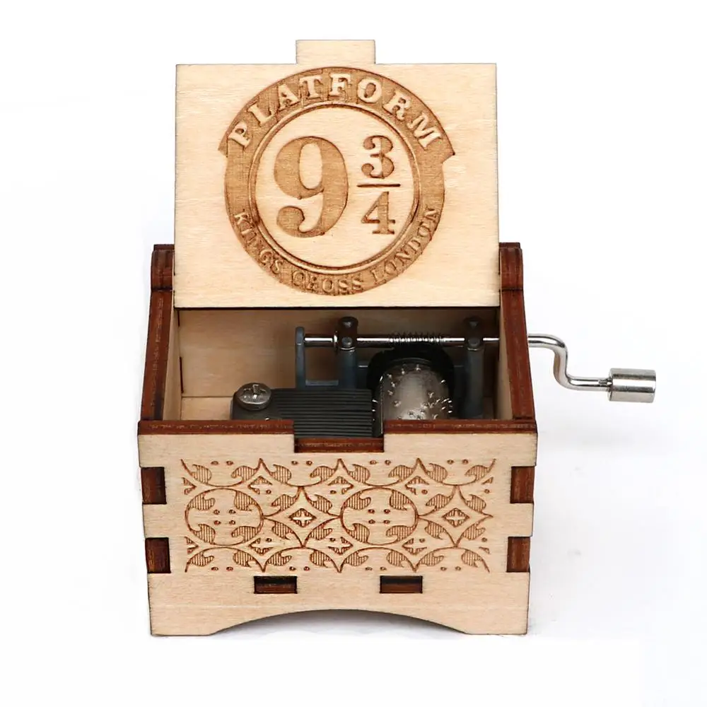 Креативная музыкальная шкатулка в античном стиле черная Музыкальная книжка